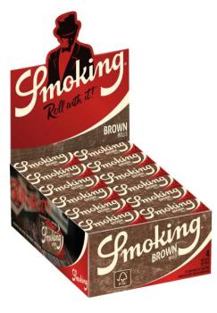 Preview: Smoking Brown Roll – ungebleichtes 4-m-Roll-Paper, 44 mm Breite, ultradünn & Slow-Burn