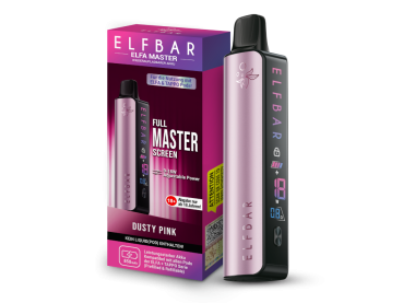 ELFA Master Akku Pink – Elfbar Basisgerät mit 850 mAh, Display und USB-C