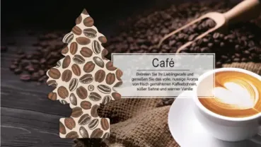 Preview: Wunderbaum Café Original Duftbaum zum Aufhängen mit Kaffeeduft sowie Sahne- und Vanillenote - Produktbeschreibung