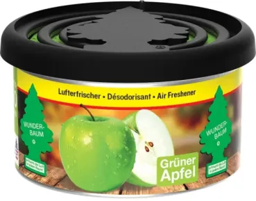 Wunderbaum Duftdose Apple Lufterfrischer-Dose mit Dosierdeckel und frischem Apfelduft für Auto und kleine Räume